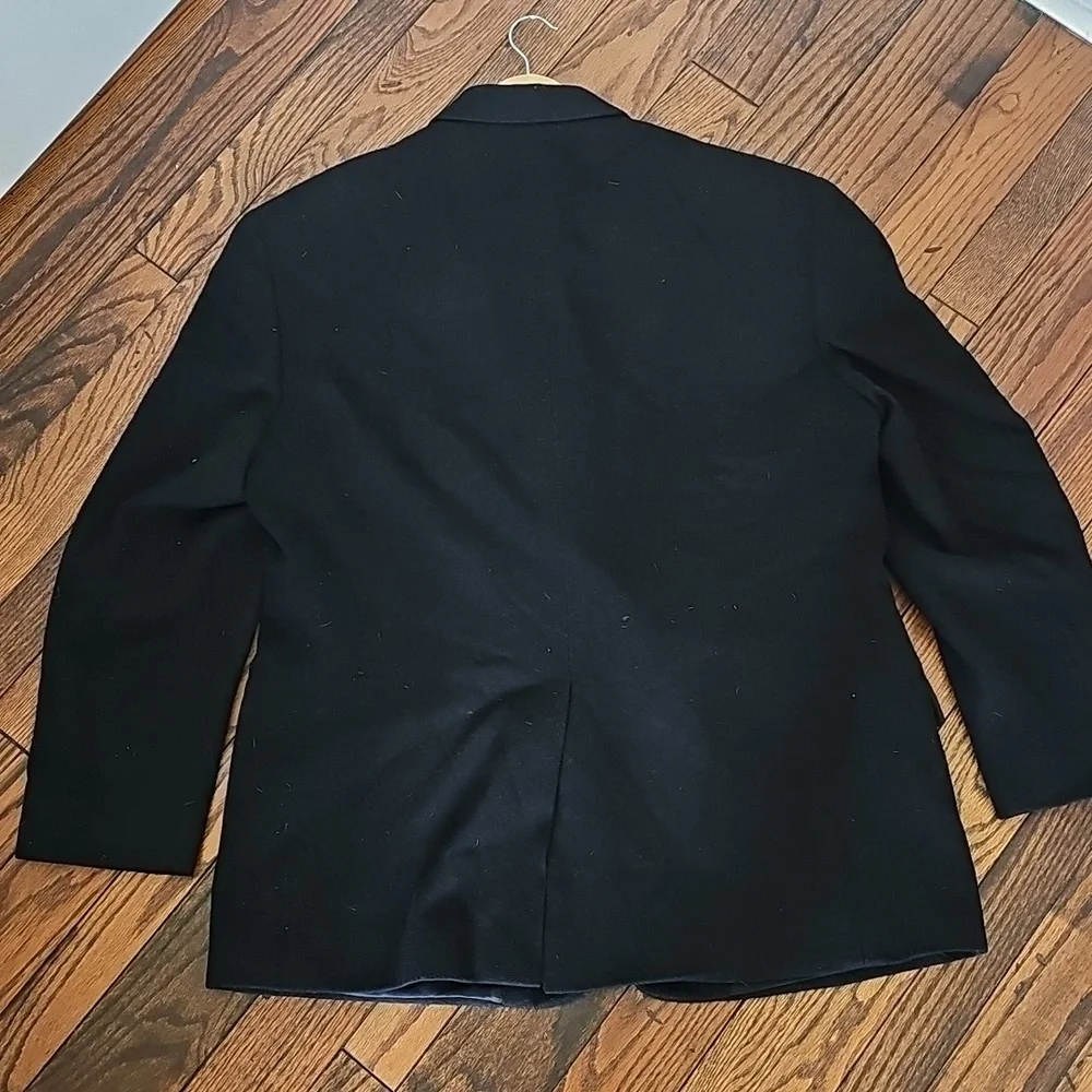 CLAIBORNE 100% Camelhair Men's Black‎ Sports Coat Size 46